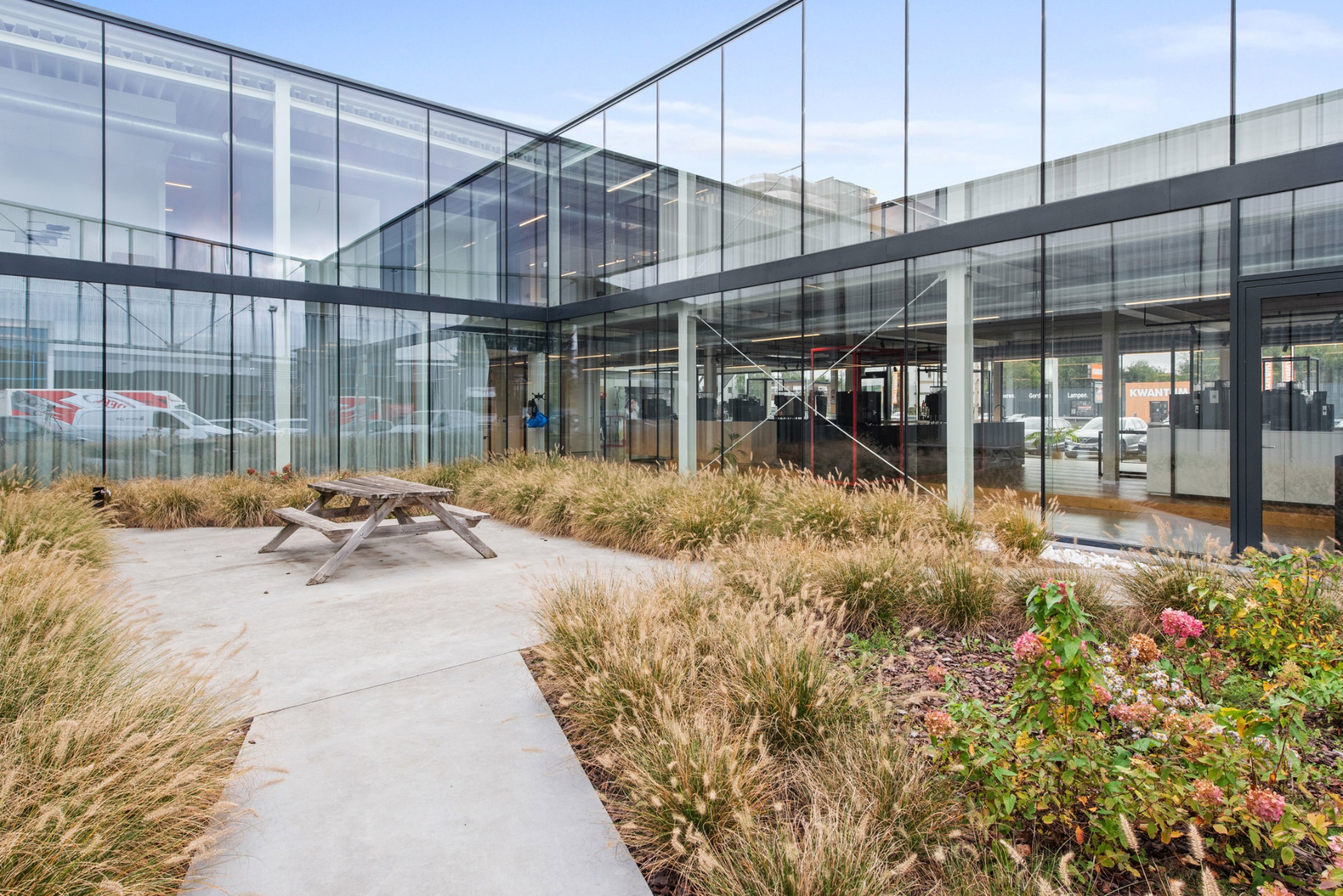 Patio area for breaks